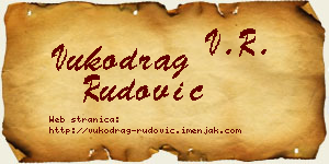 Vukodrag Rudović vizit kartica